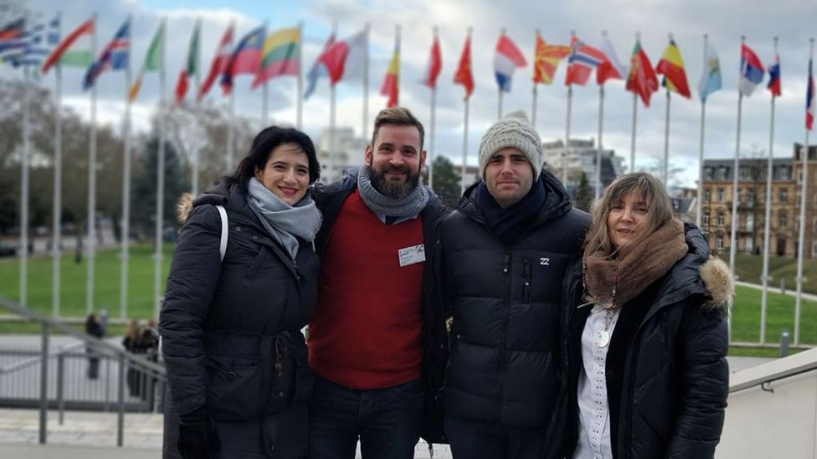Representantes de ANIR en Estrasburgo