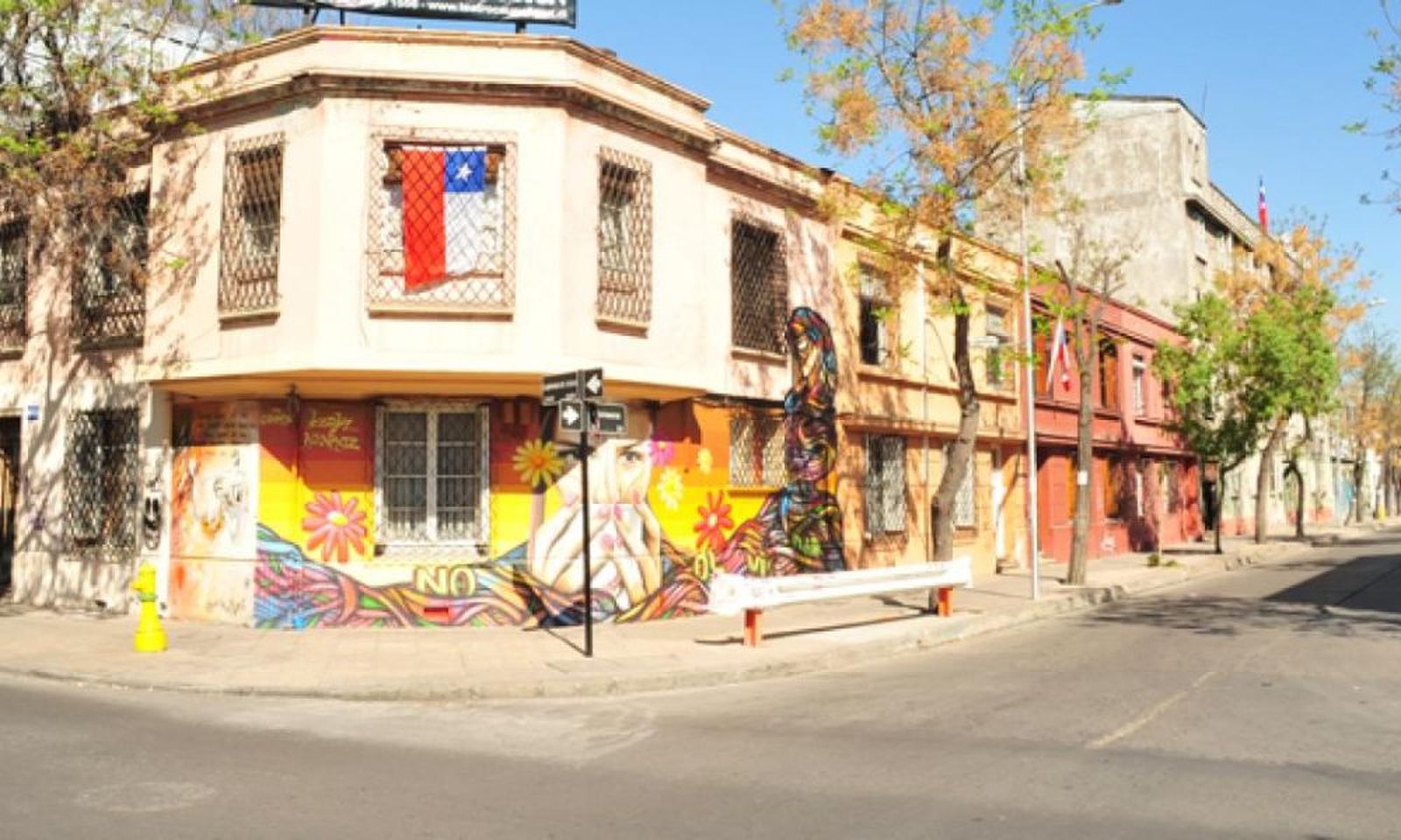 Casas del Barrio Yungay en Santiago