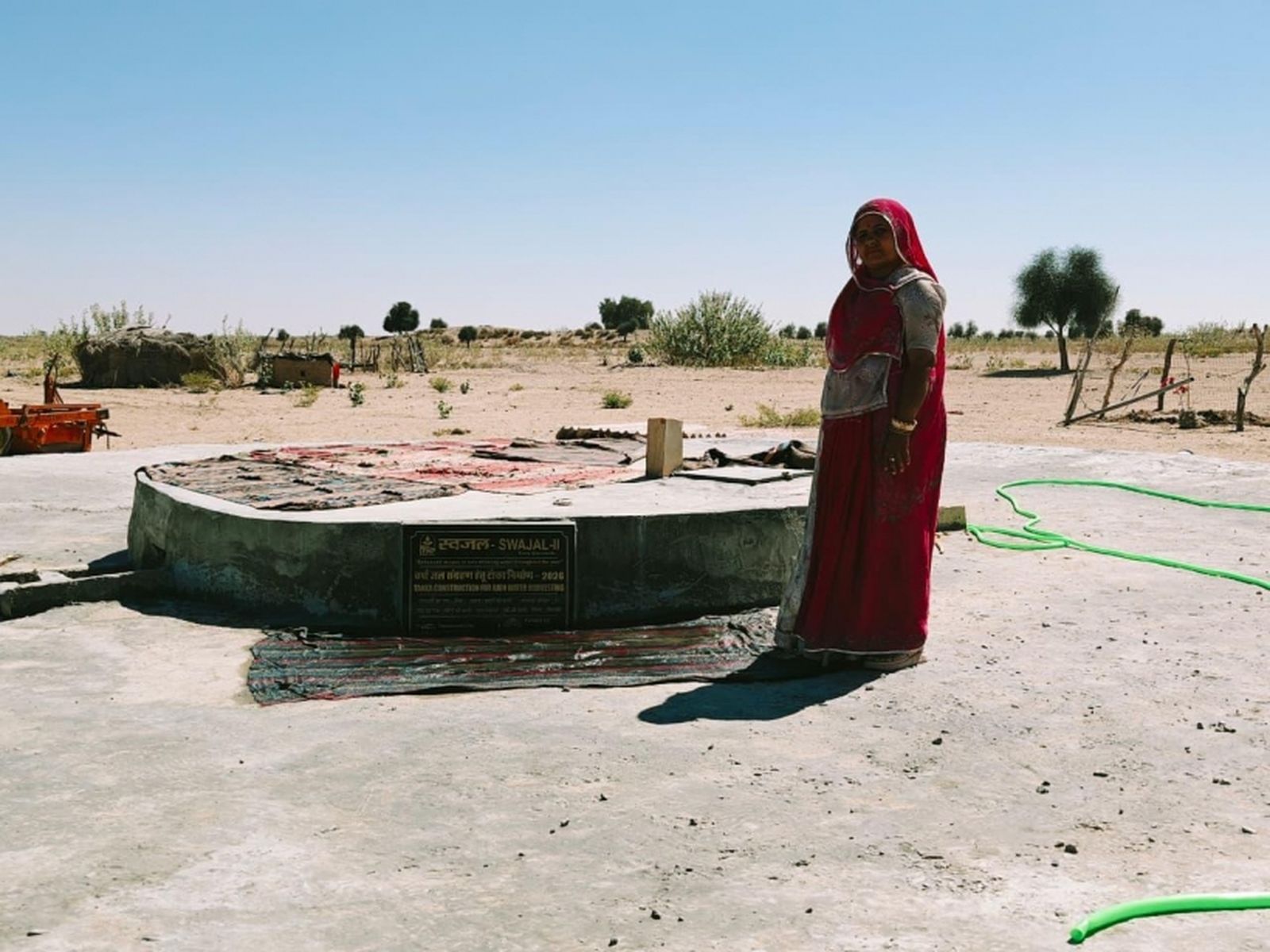 Pozo de agua en Rajastán