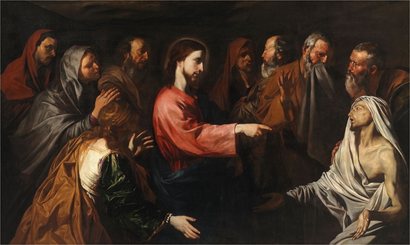 Resurrección de Lázaro, de José de Ribera