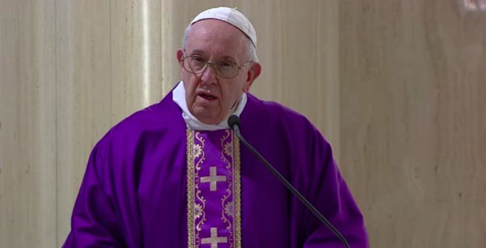 El Papa, en la misa de hoy