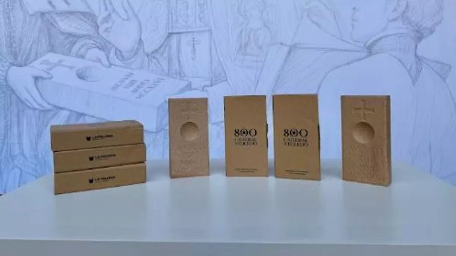 Réplicas de la piedra fundacional de la catedral deToleddo