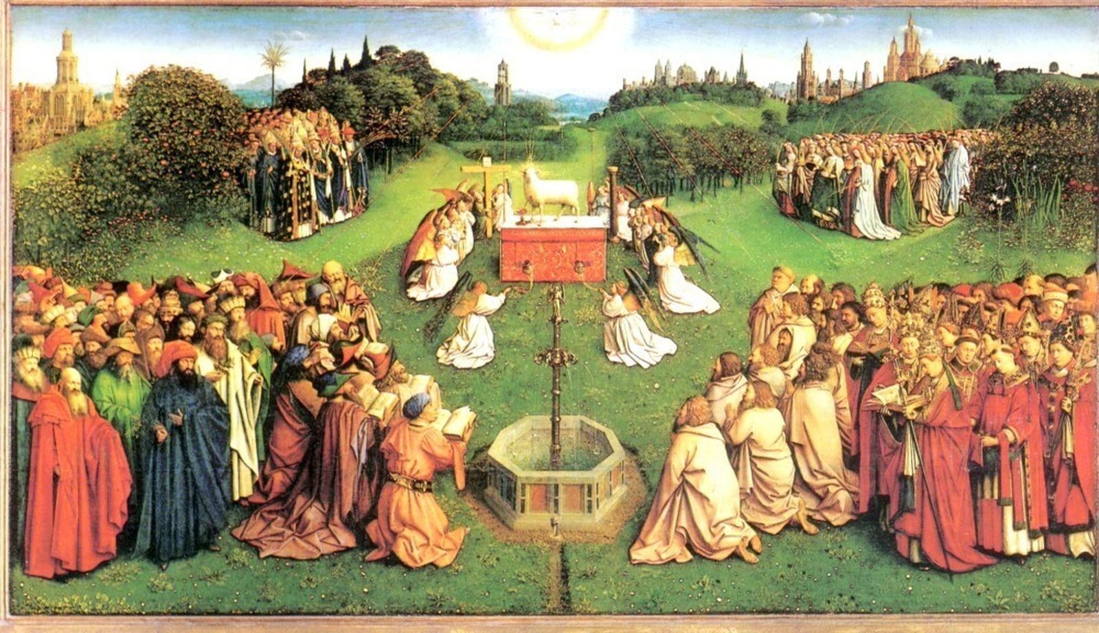 Cordero Místico. Jan Van Eyck