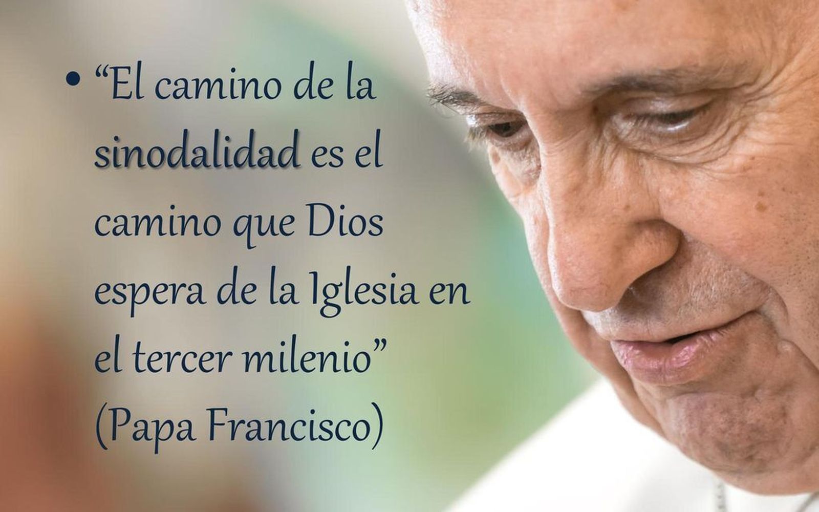 La urgencia de impulsar una iglesia sinodal