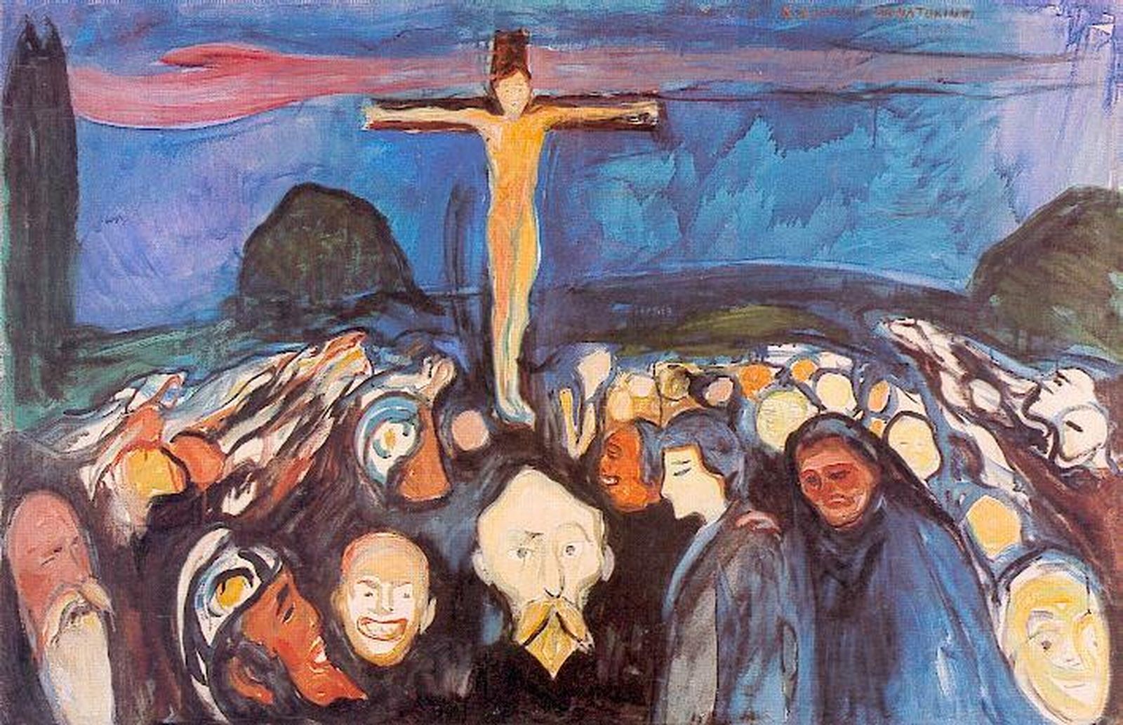 'Gólgota', E. Munch