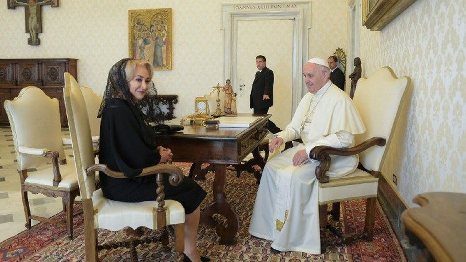 Audiencia a la primera ministra de Rumanía