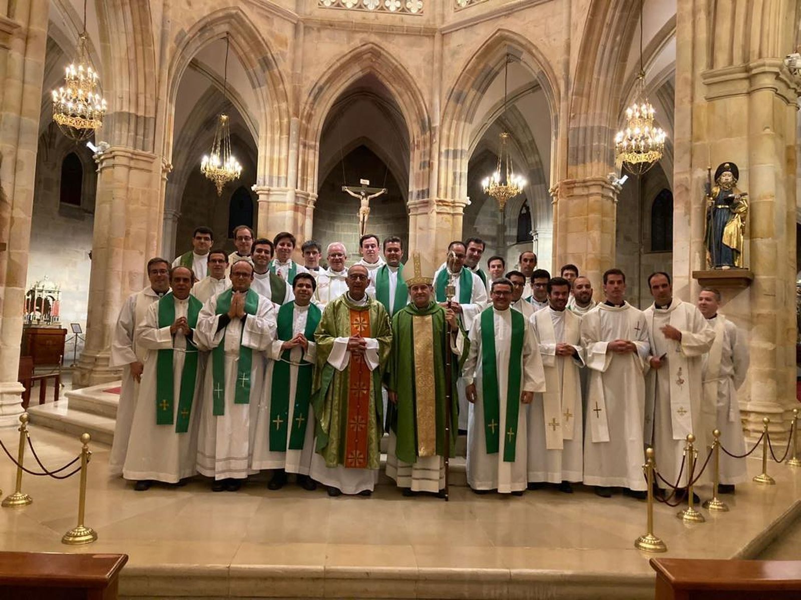 Foto de familia de la visita