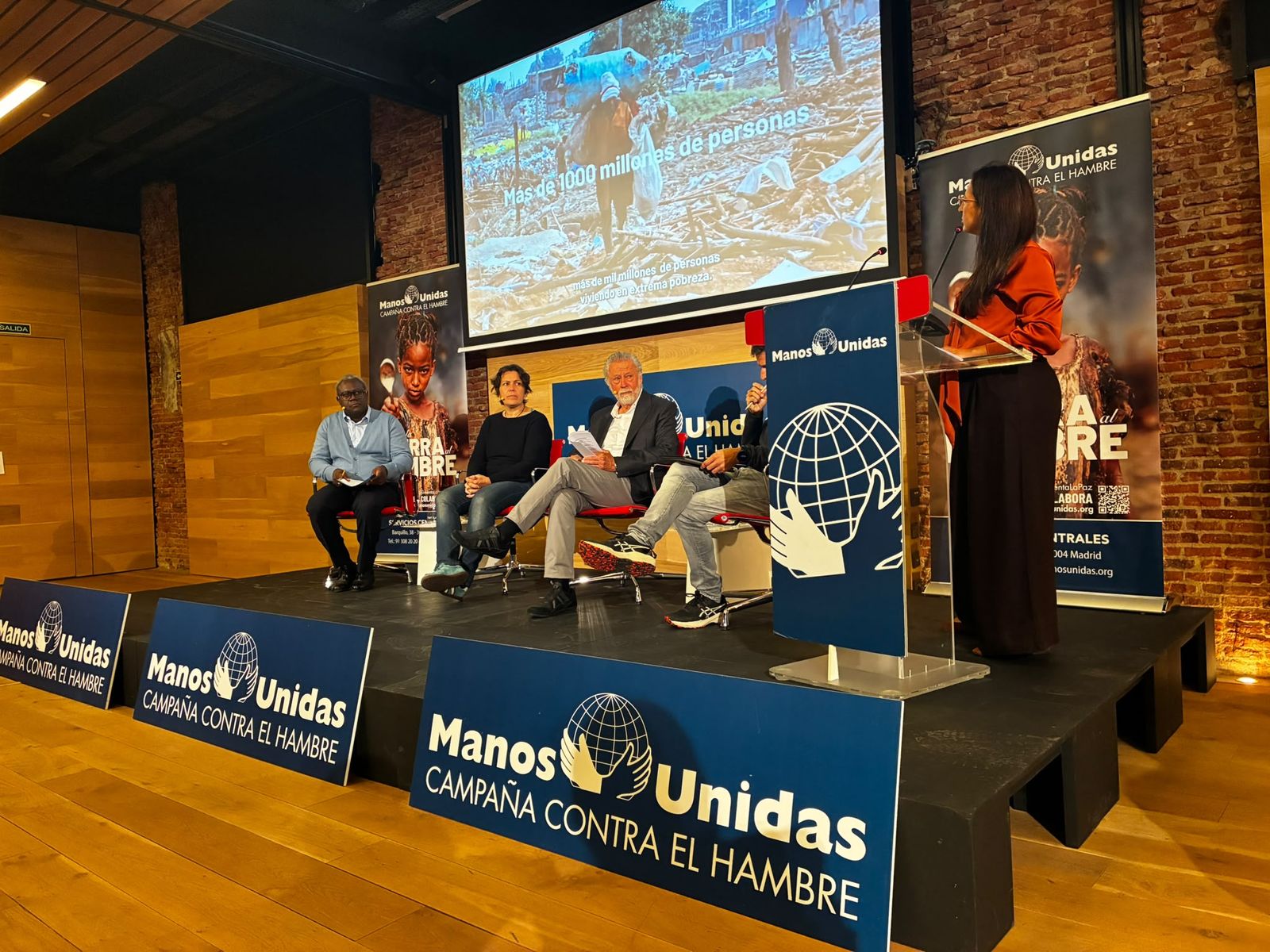 Primera mesa del hambre de Manos Unidas