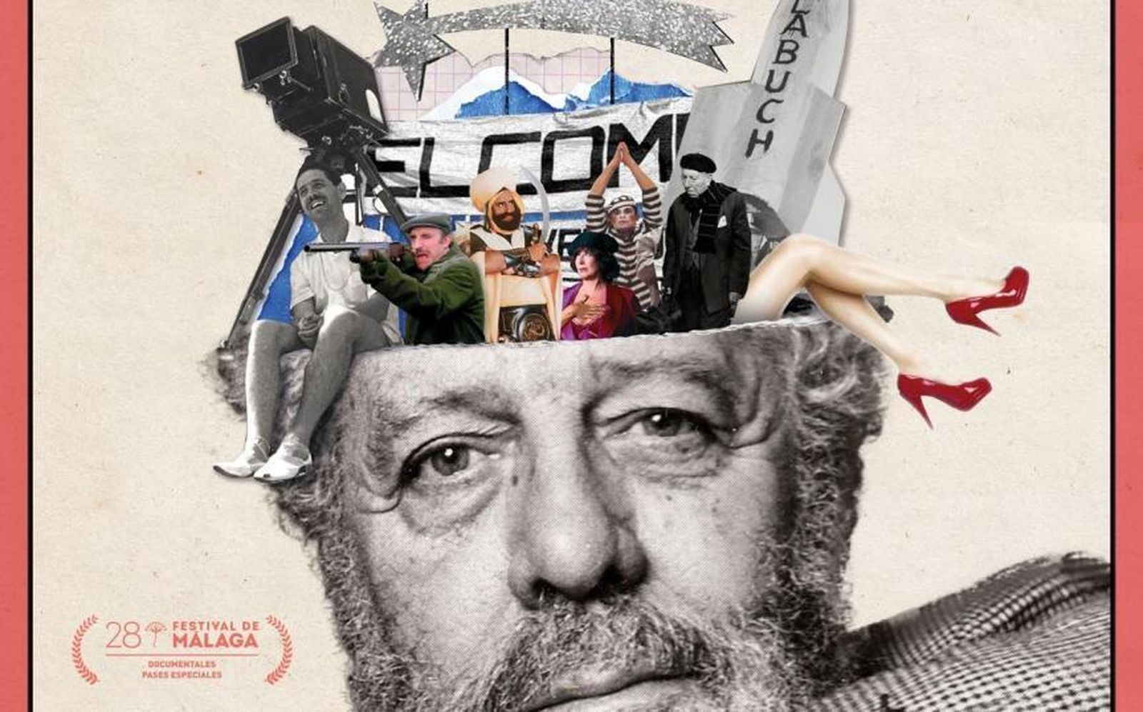 Cartel del documental Berlanga, fanáticamente contradictorio de CaixaForum+ en asociación con Estela Films.