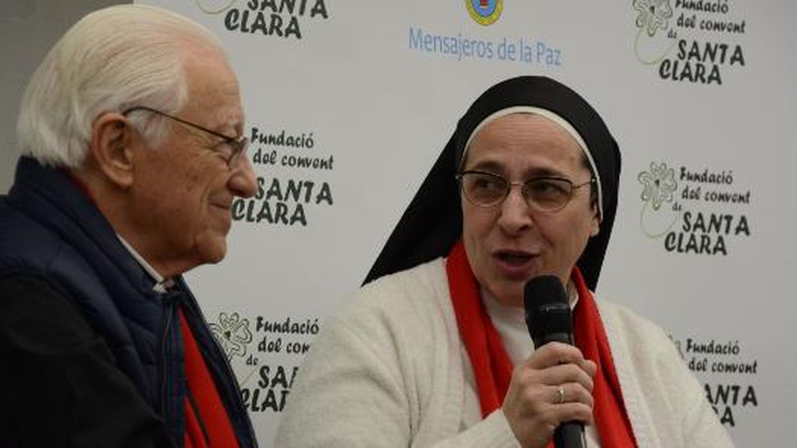 Sor Lucía y el padre Ángel