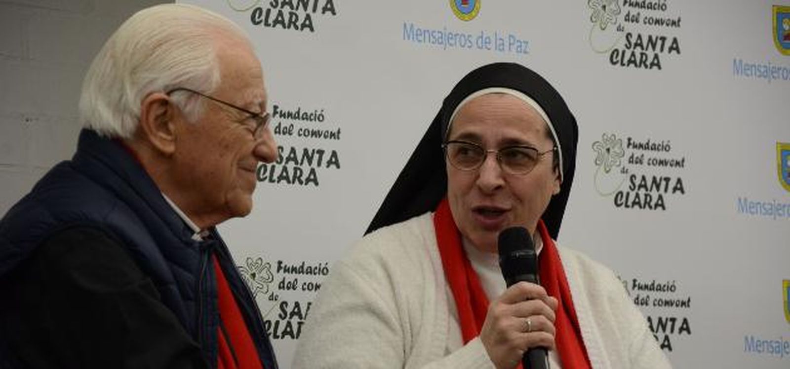 Sor Lucía y el padre Ángel