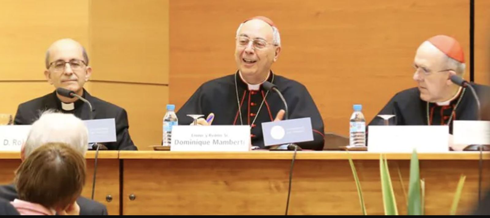 Mamberti, con Osoro en San Dámaso