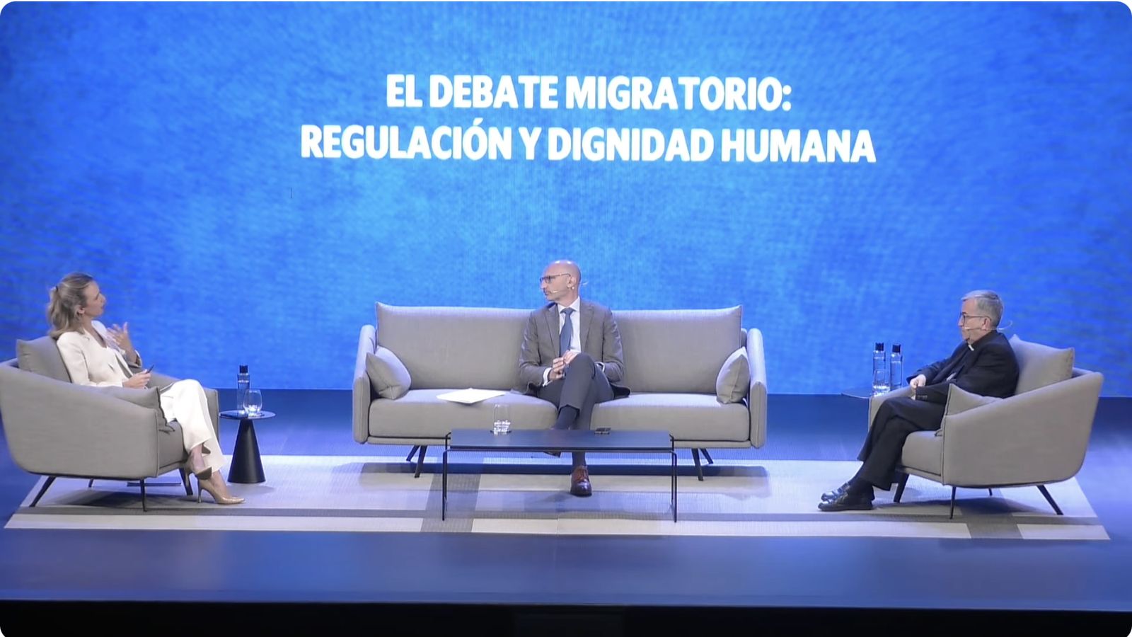 Un momento del debate sobre las migraciones