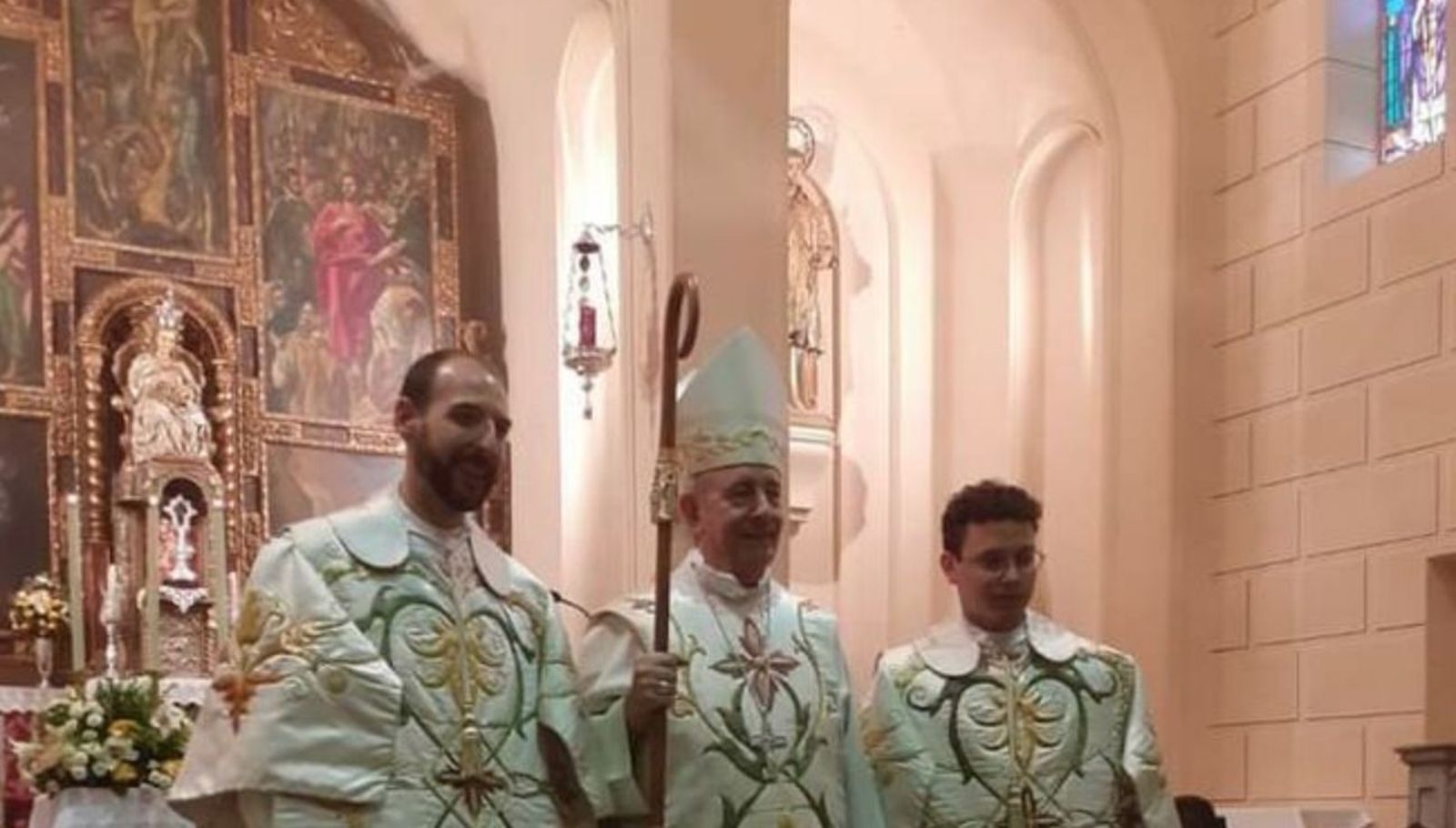 Fray Francisco Alises  y Fray Modesto Pascual