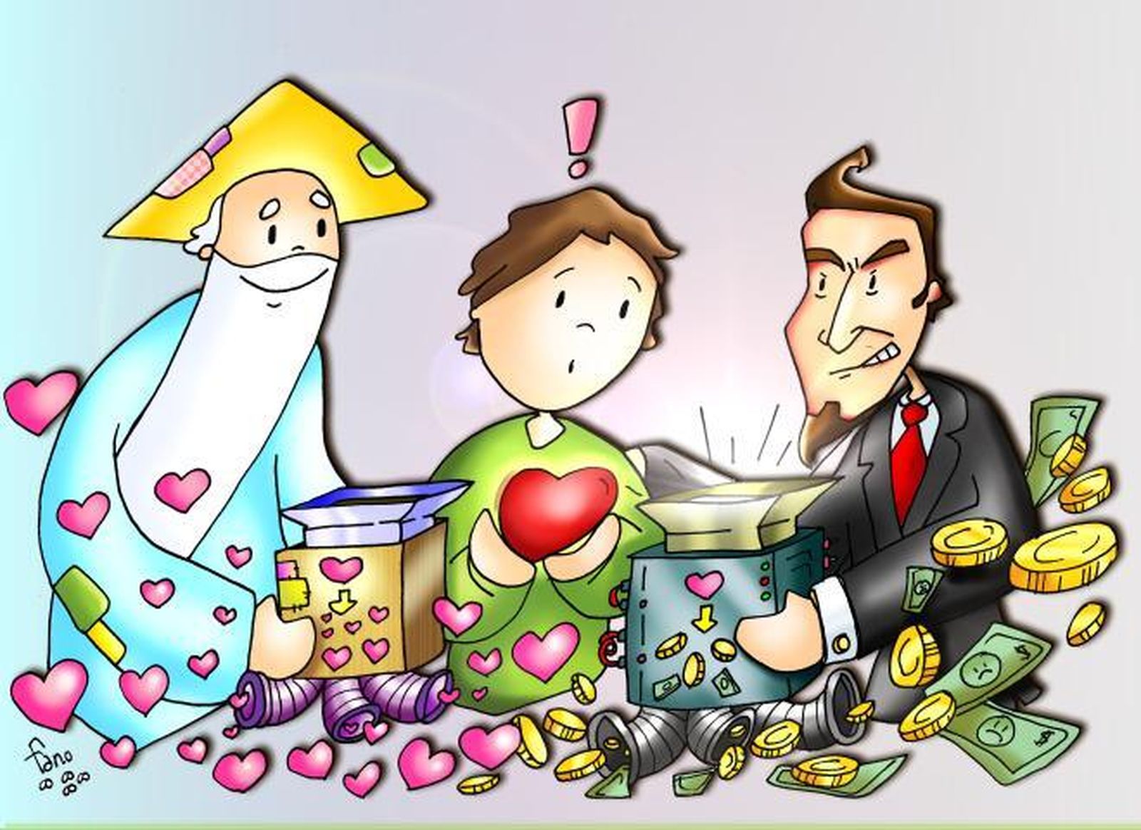 "No pueden ustedes servir a Dios y al dinero"