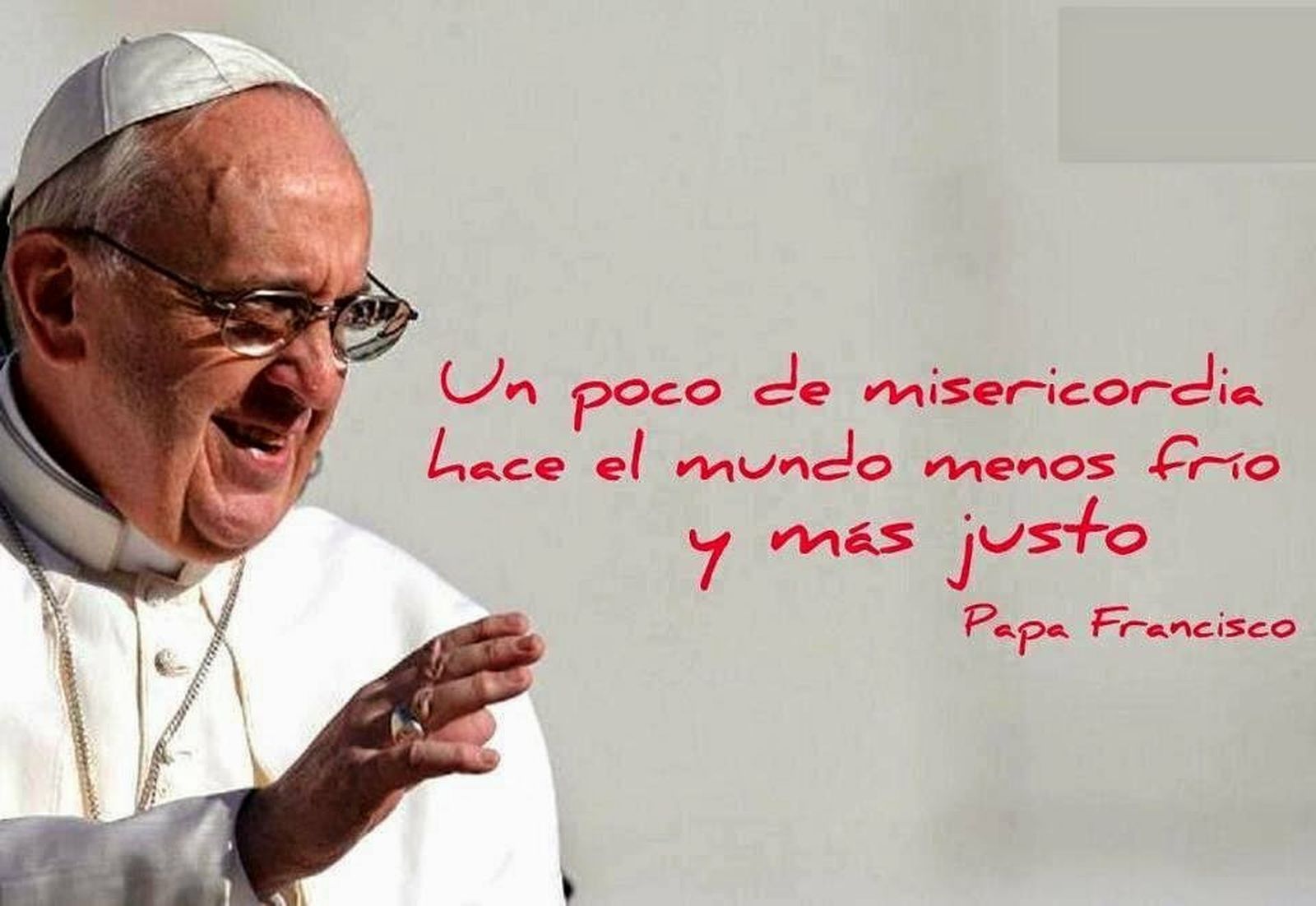 El papa y la misericordia