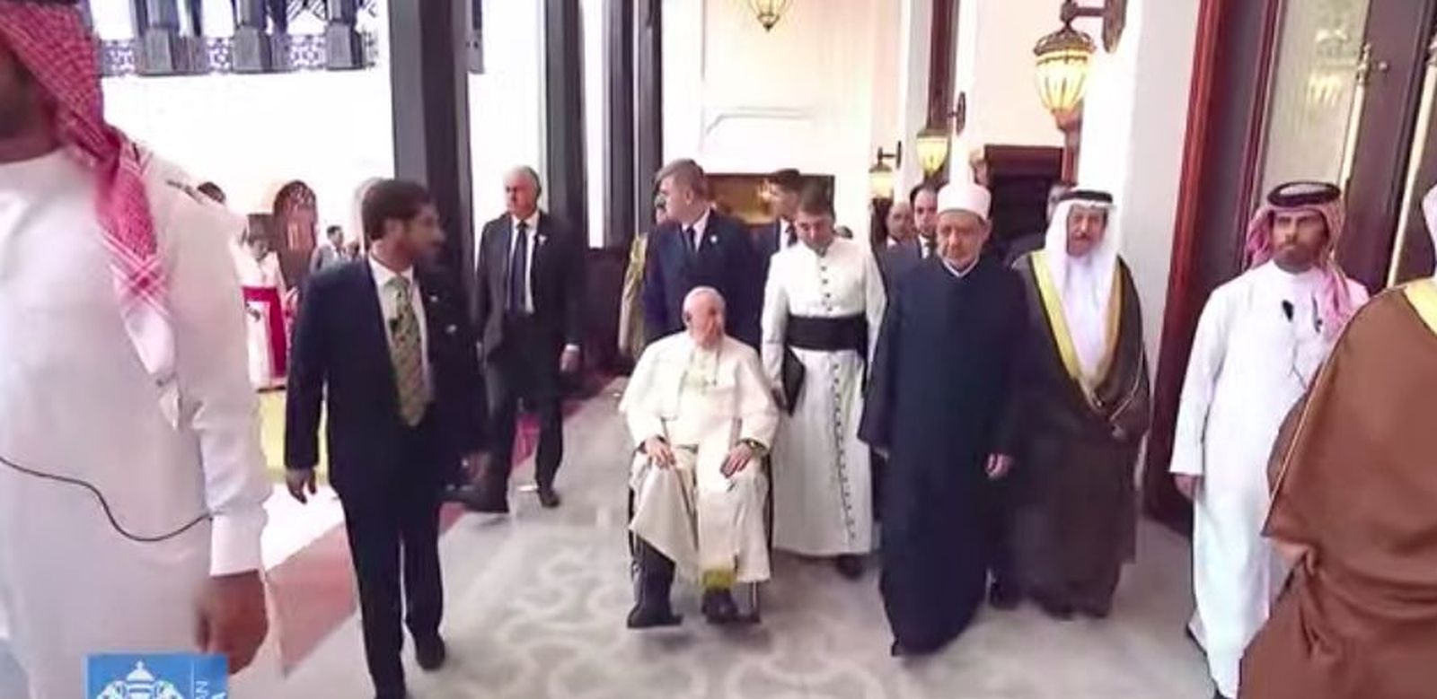 El Papa, con el Consejo Musulmán de Ancianos