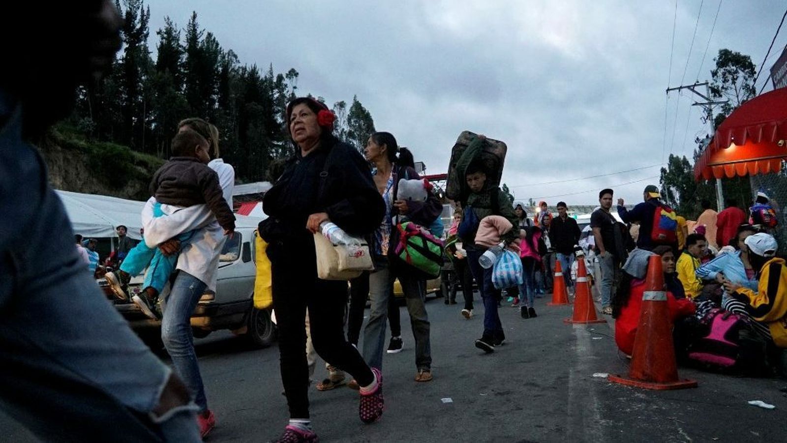 Refugiados hacia Perú