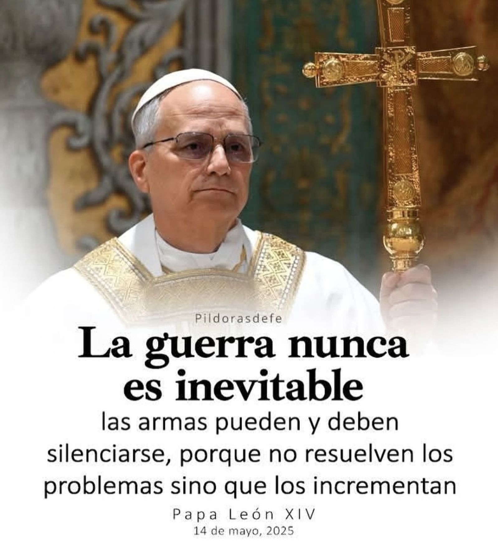 León XIV contra la guerra