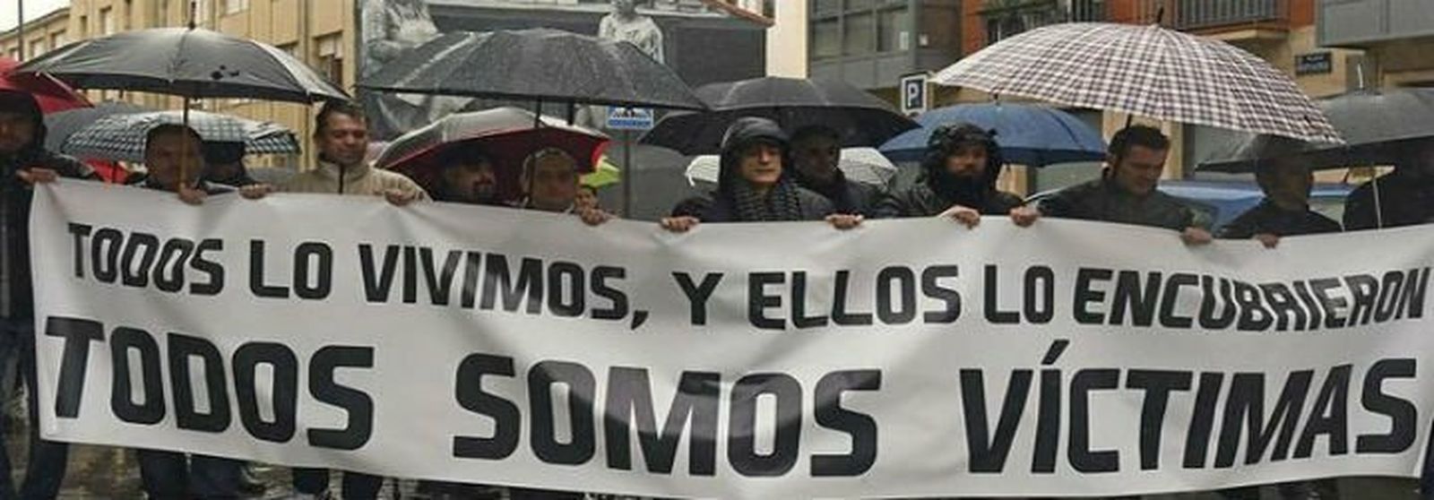 Víctimas protestan contra los abusos del clero