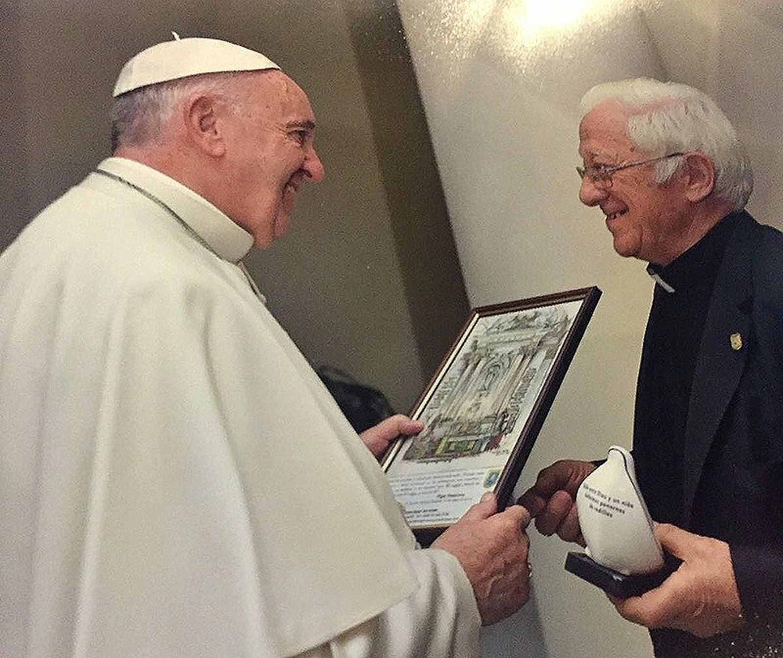 Francisco y el Padre Ángel