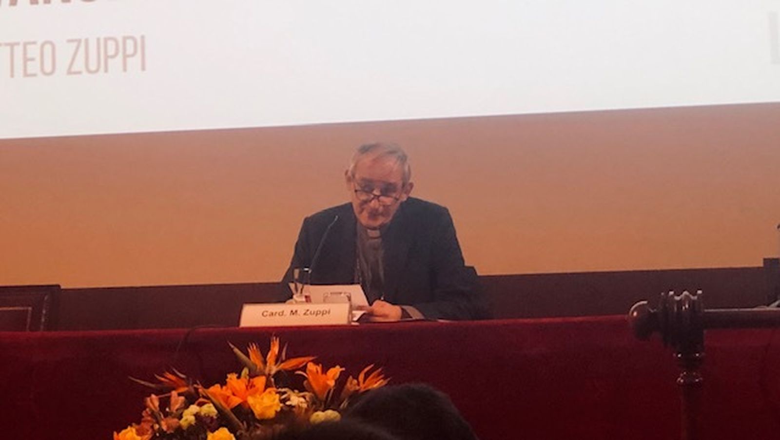 El cardenal Zuppi, arzobispo de Bolonia