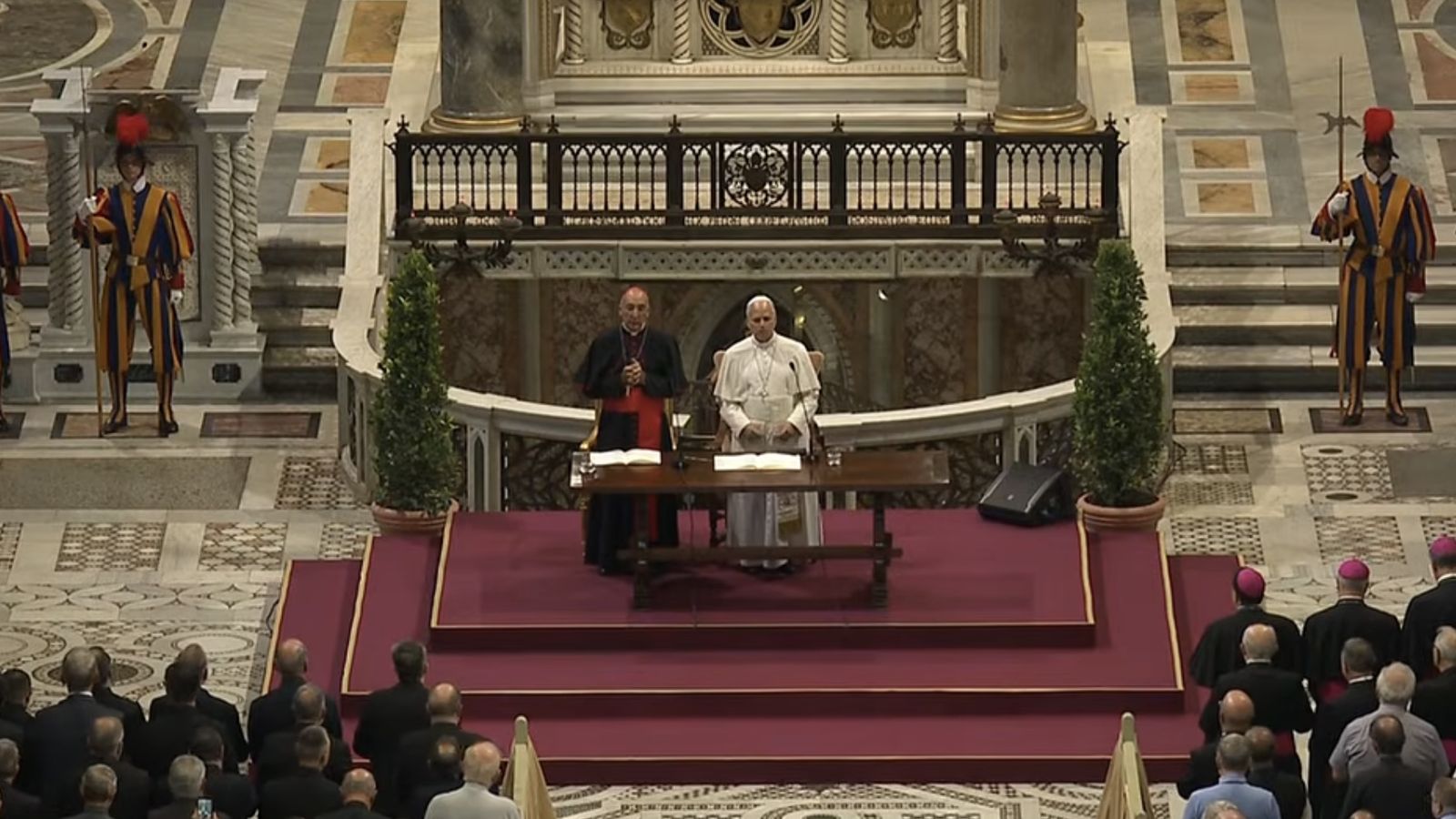 El Papa, en el Laterano