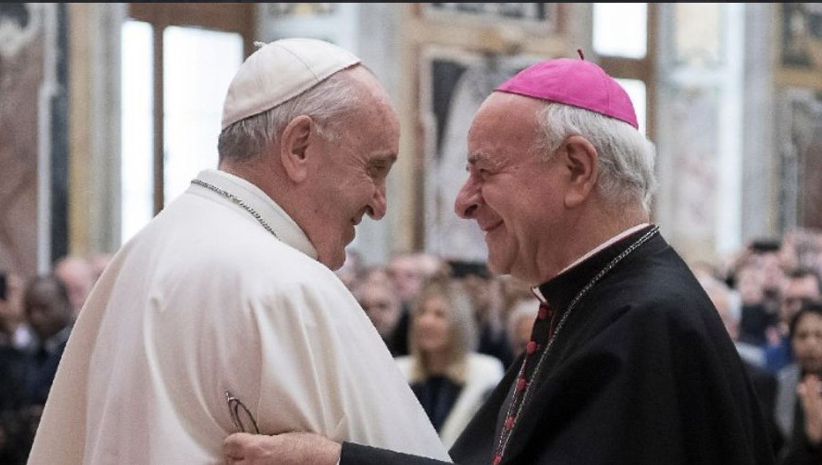 Francisco, con Paglia