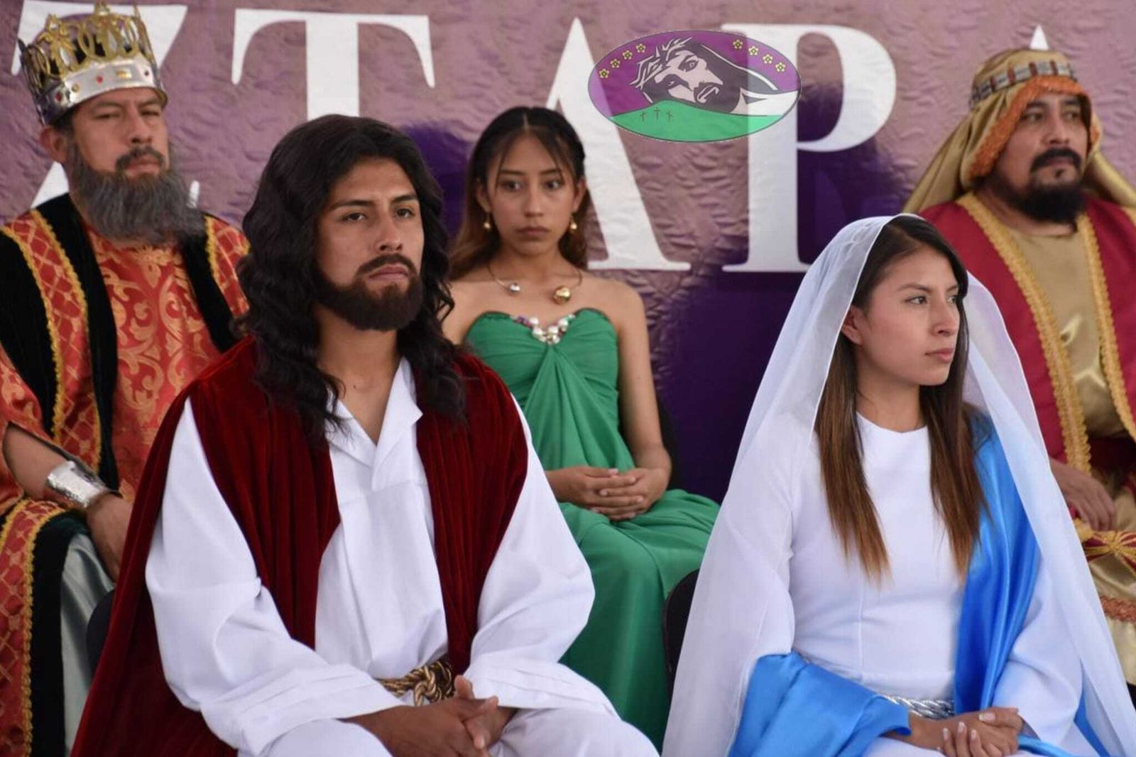 Todo listo para la representación de Semana Santa más antigua en México.