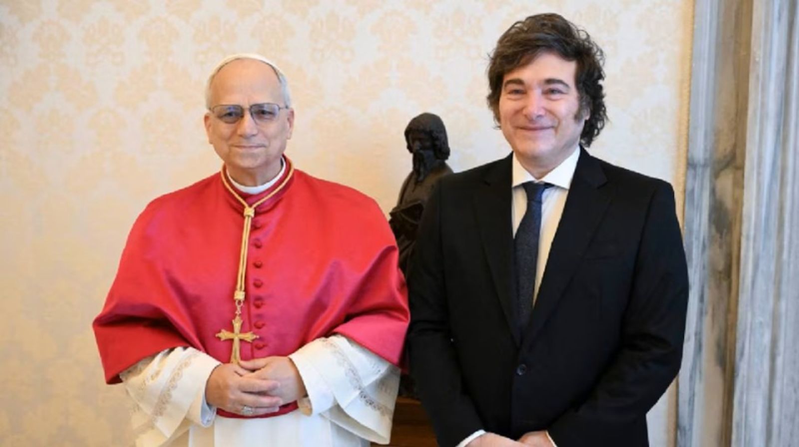 León XIV y Javier Milei