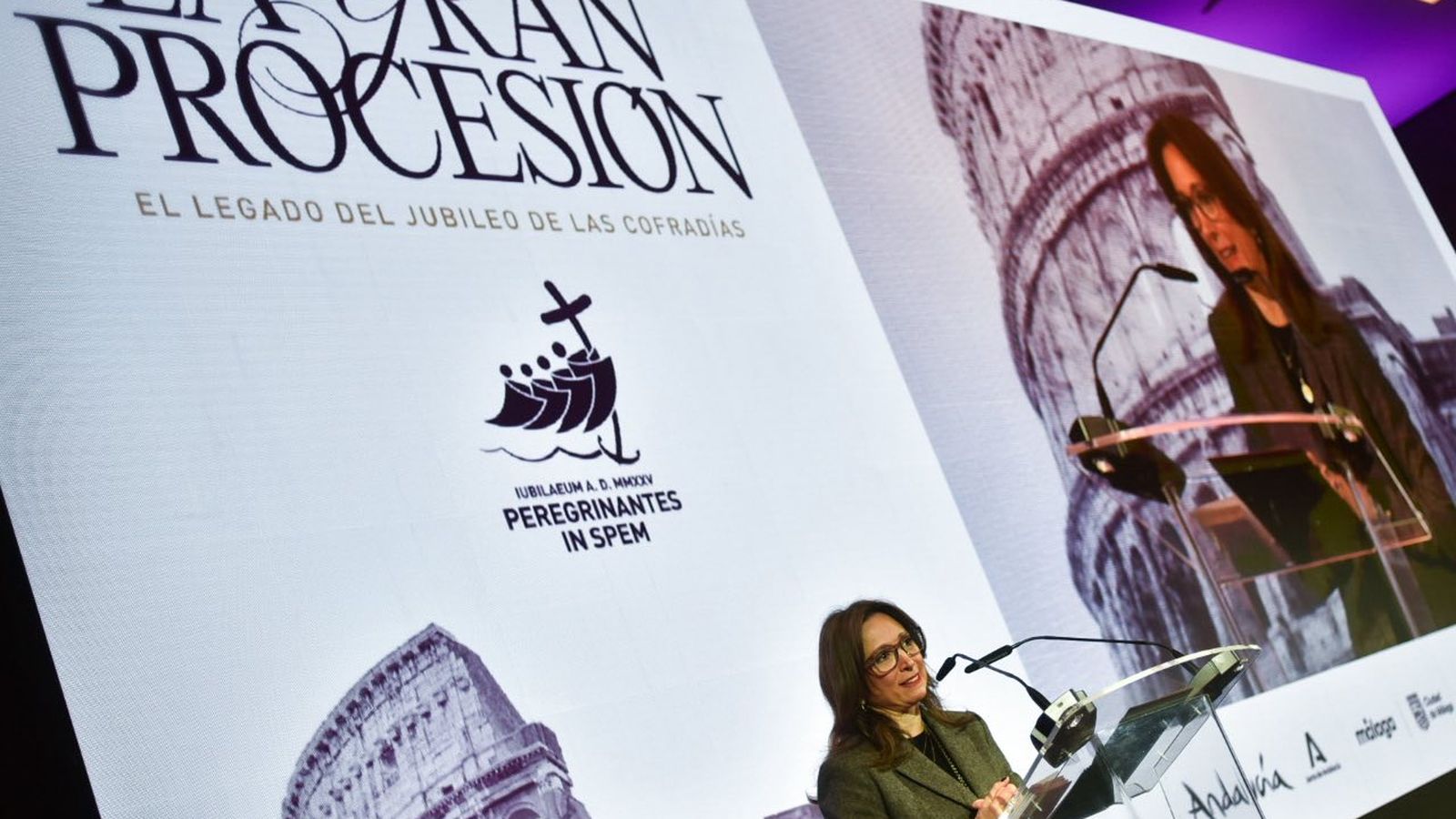 Un momento del congreso internacional La Gran Procesión, en Málaga