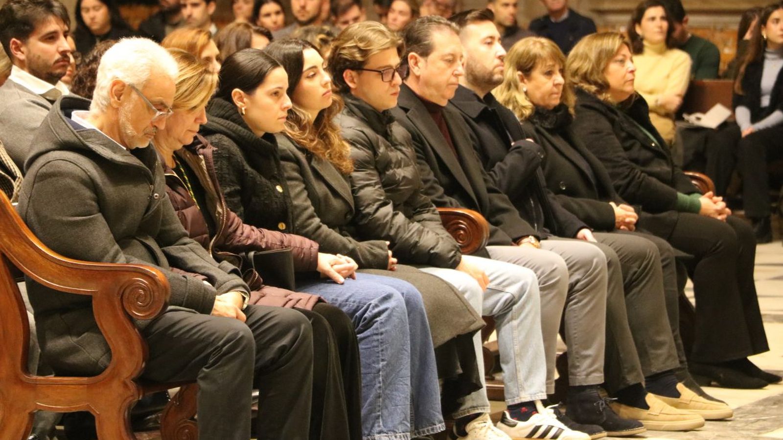 Víctimas en el funeral de Sevilla