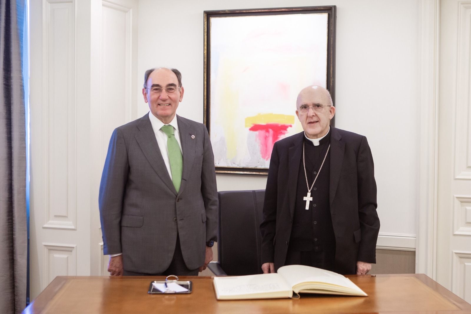 Carlos Osoro e Ignacio Sánchez Galán