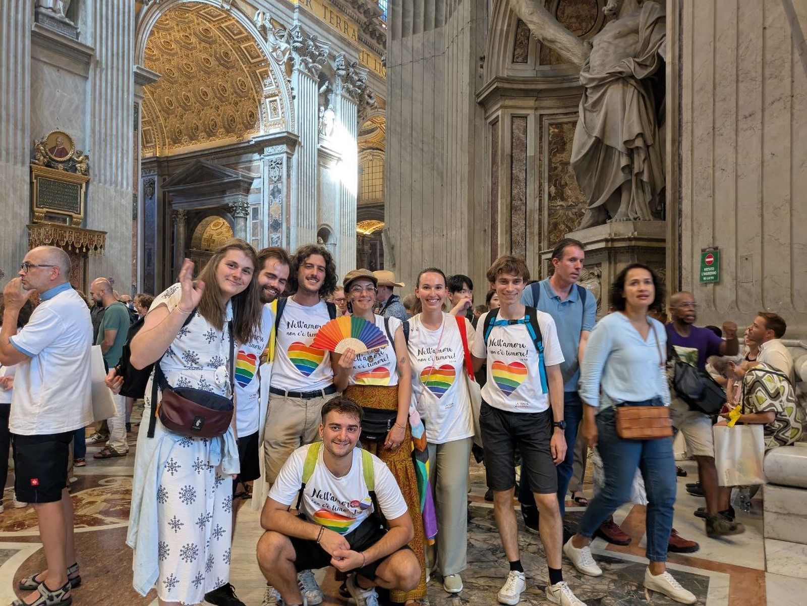 Tras cruzar la Puerta Santa