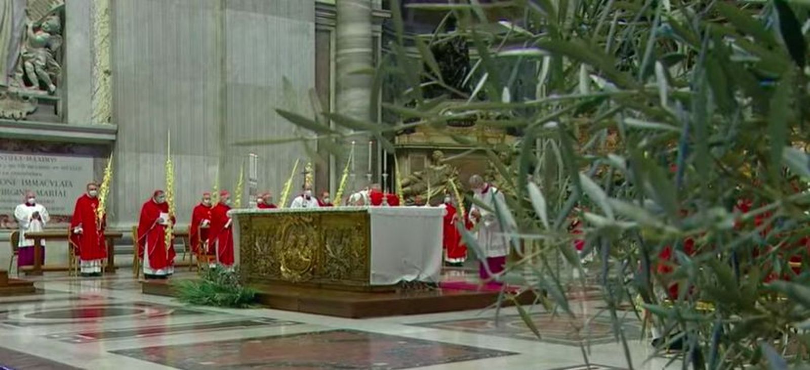 Procesión de las palmas en San Pedro
