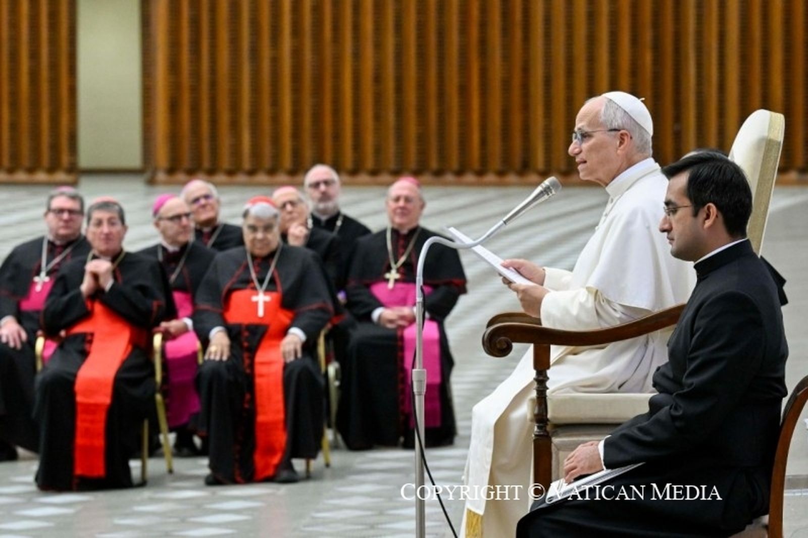 El Papa, en su discurso de hoy