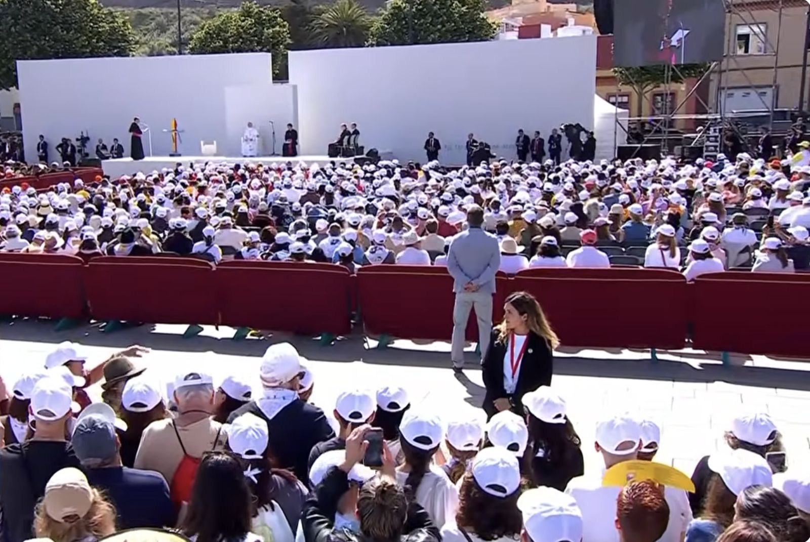 Acto del Papa en la Plaza del Cristo en La Laguna