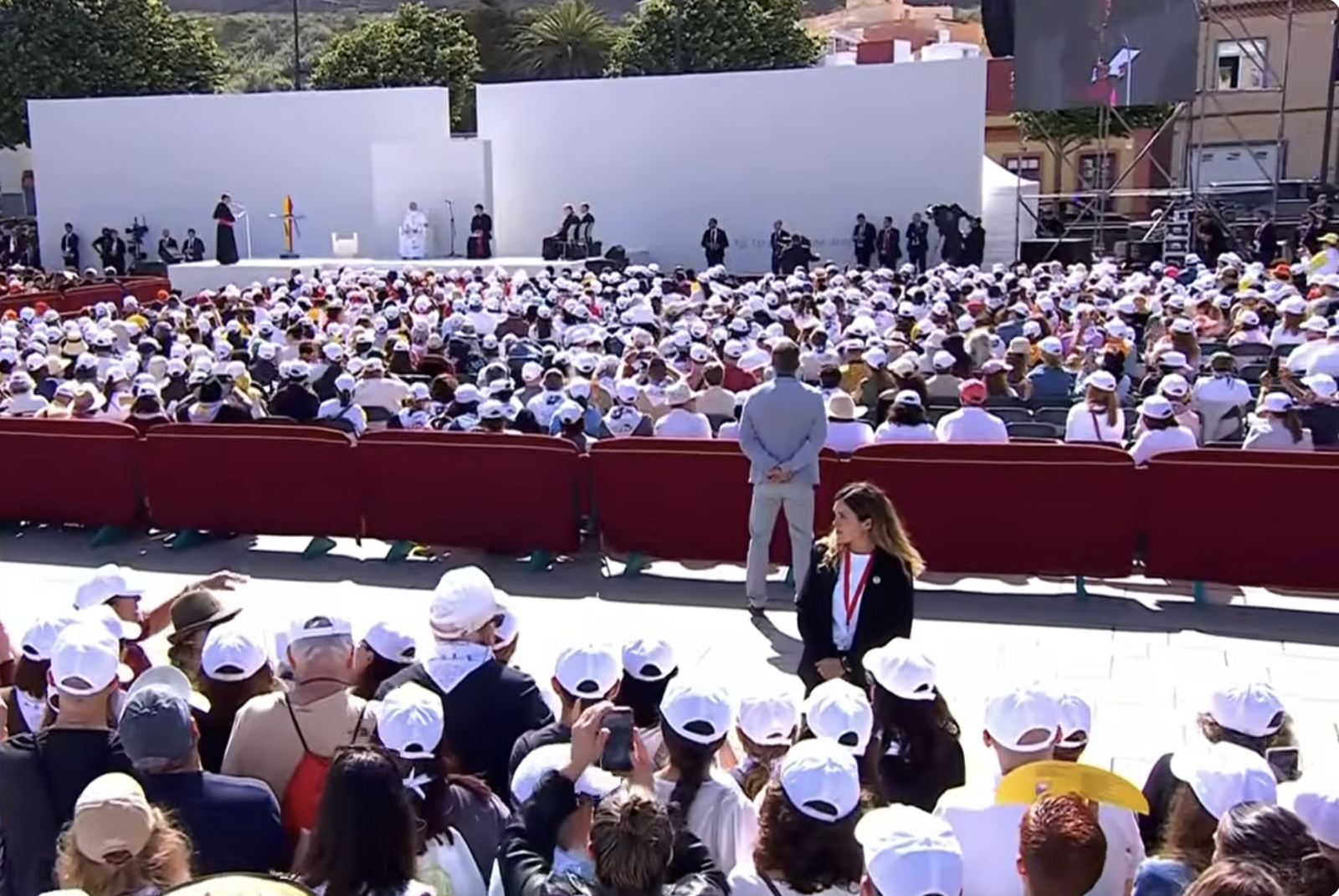 Acto del Papa en la Plaza del Cristo en La Laguna