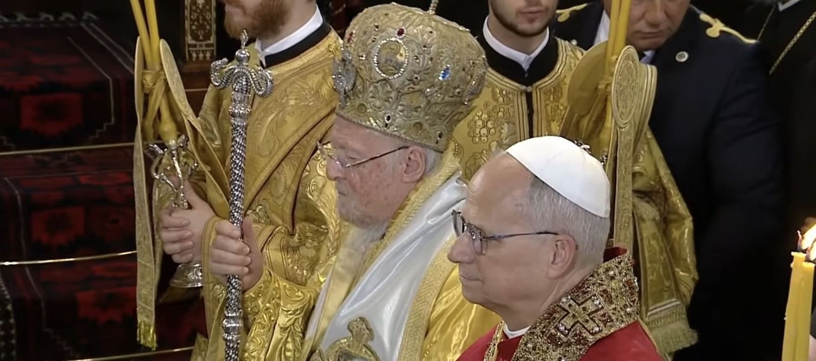 Bartolomé y León XIV, juntos