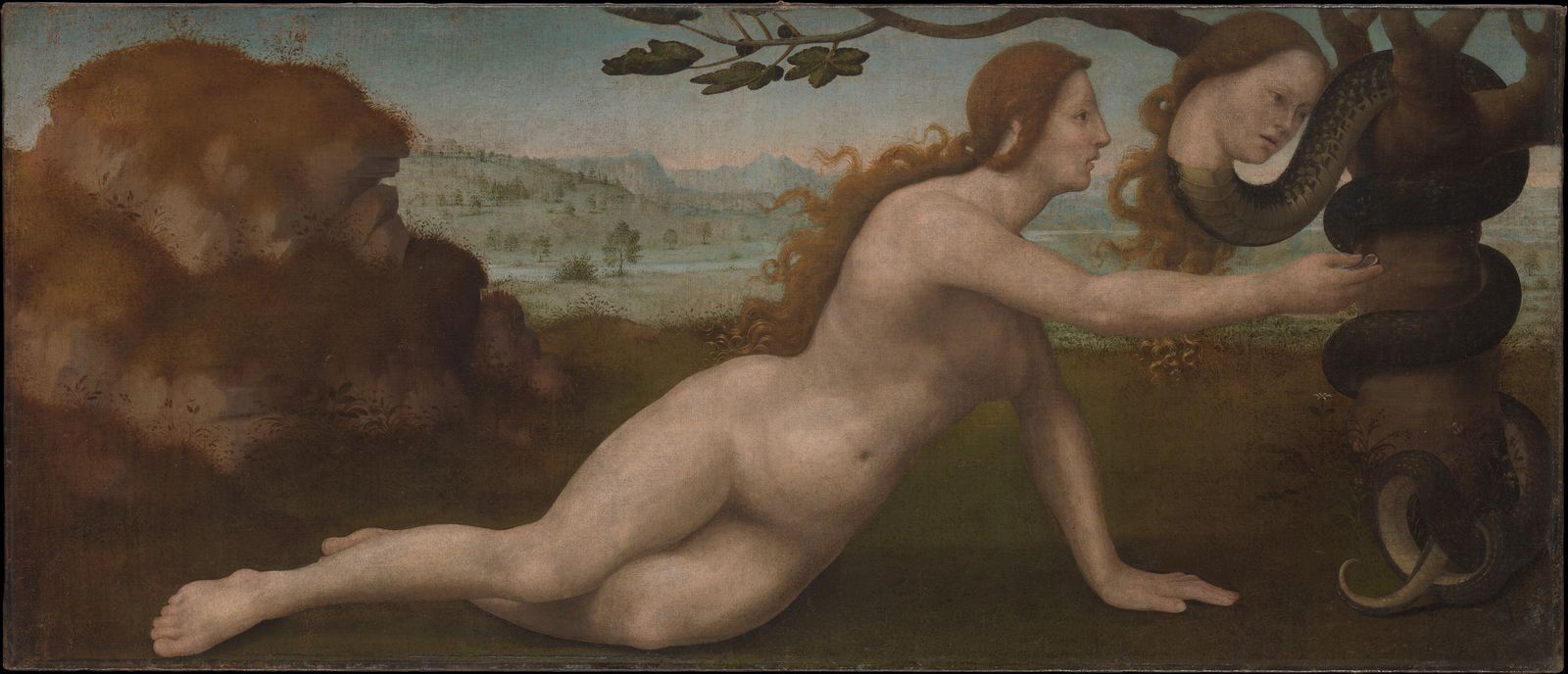 Adam; Eve  - Giuliano di Piero di Simone Bugiardin