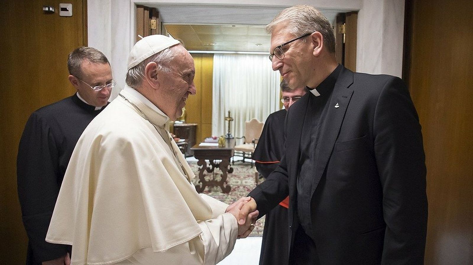 El Papa Francisco, con el pastor Olav Fykse Tveit