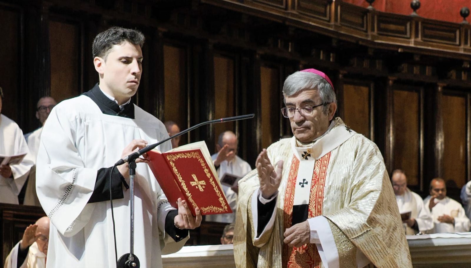 Argüello, en la Misa Crismal