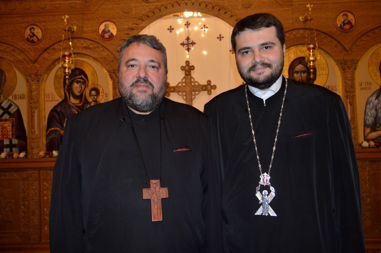 Vasile Baltaretu y su hijo David