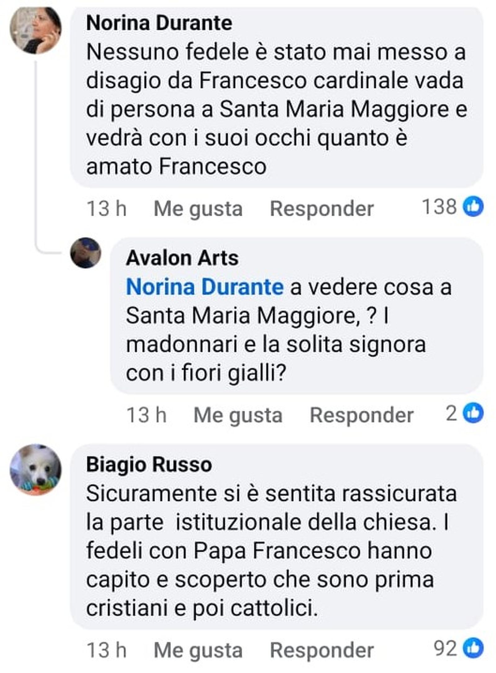 mas cometarios de Facebook