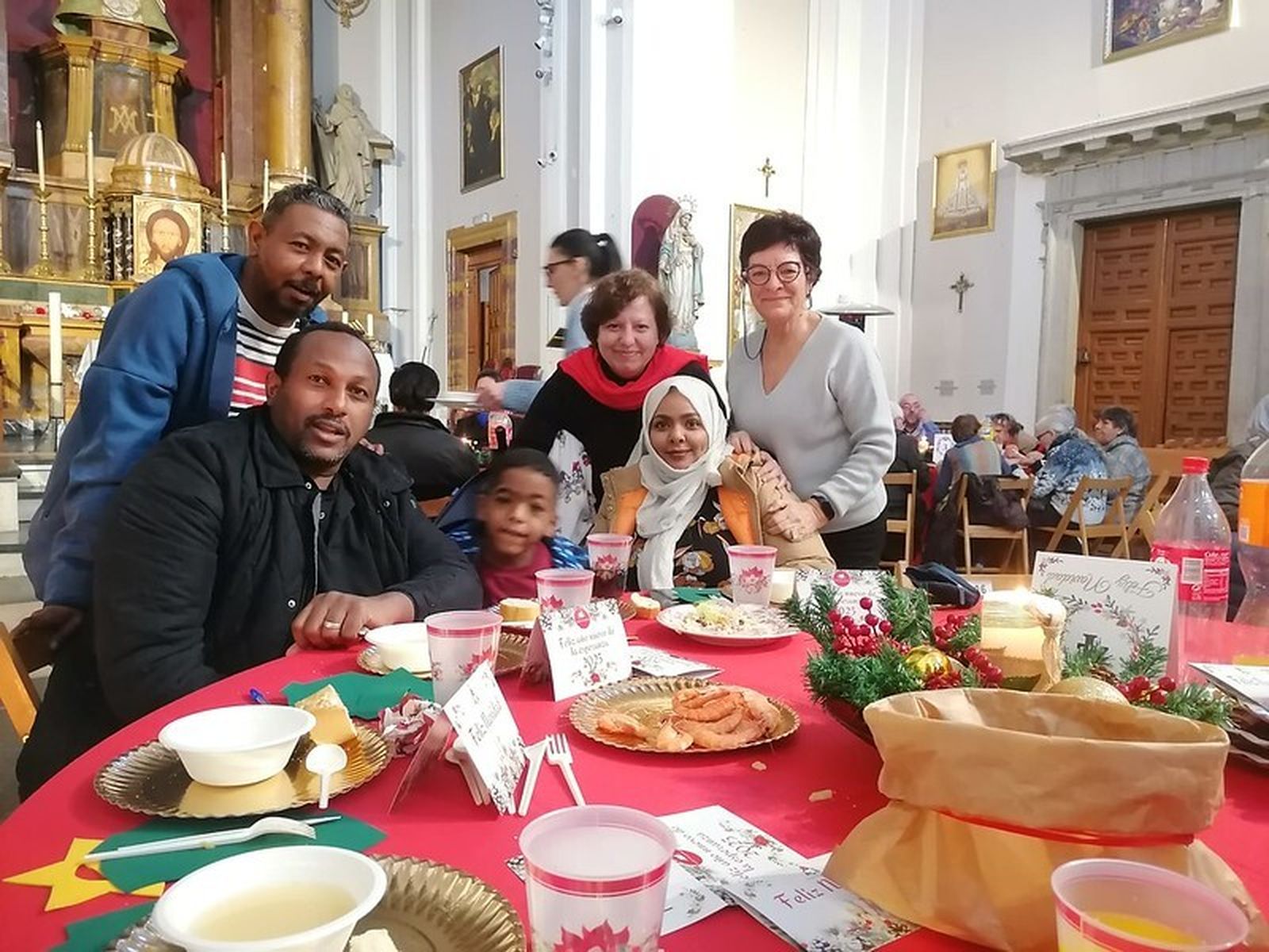 Cena solidaria en Sant'Egidio