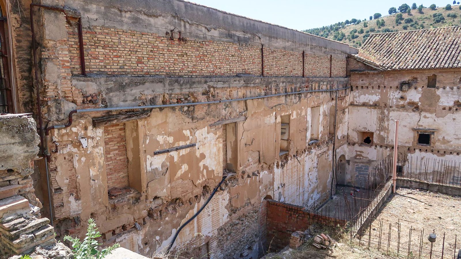 Obra en la Abadía del Sacromonte en 2020