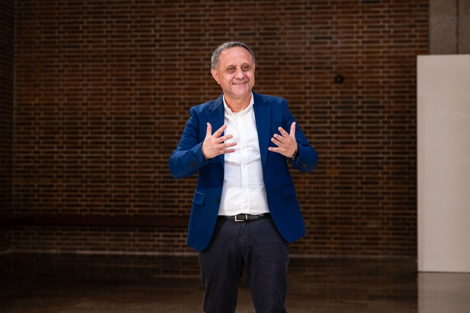 Rodrigo Hidalgo, durante el cierre del pasado curso