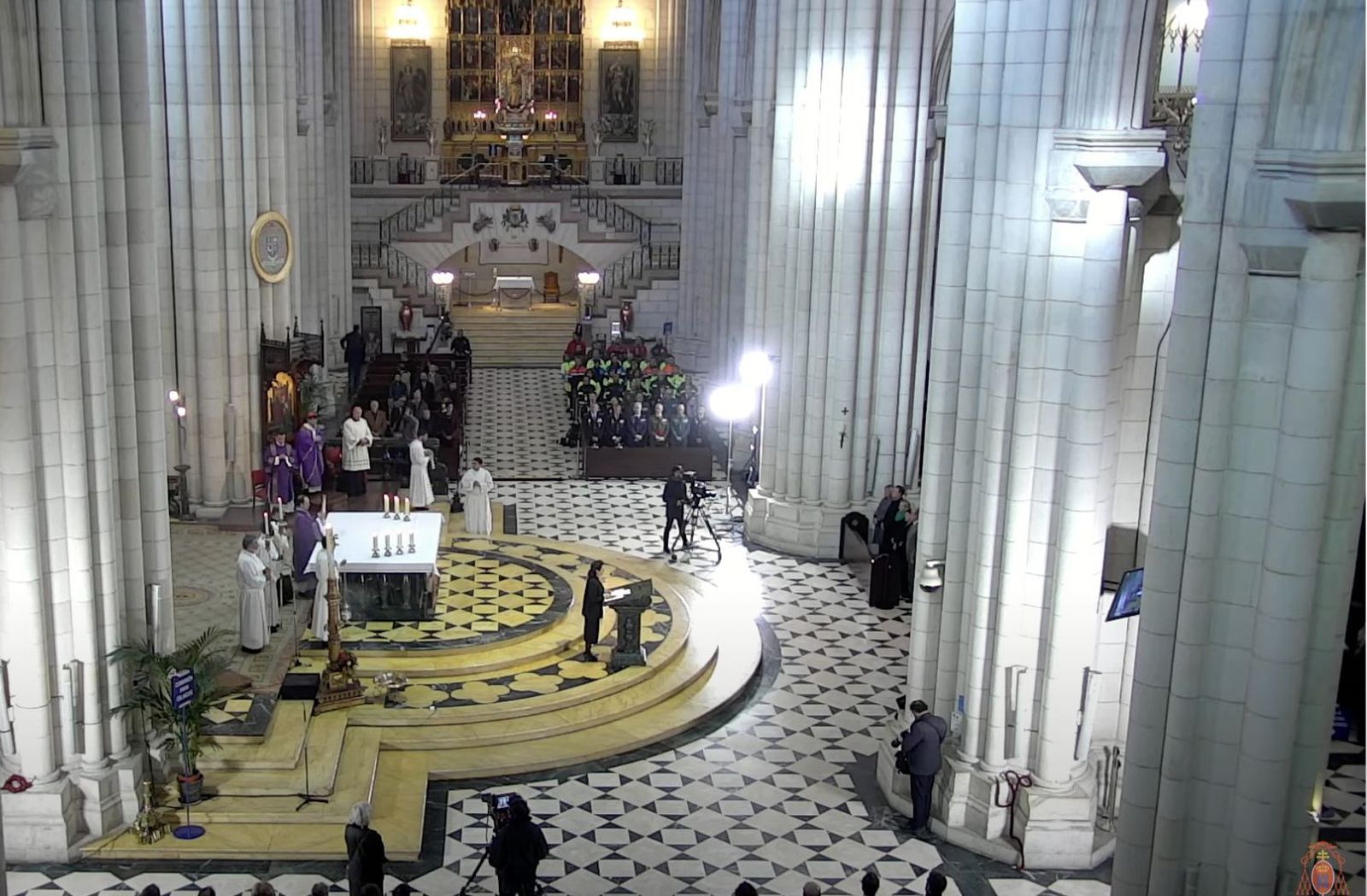 Interior de la catedral de la Almudena