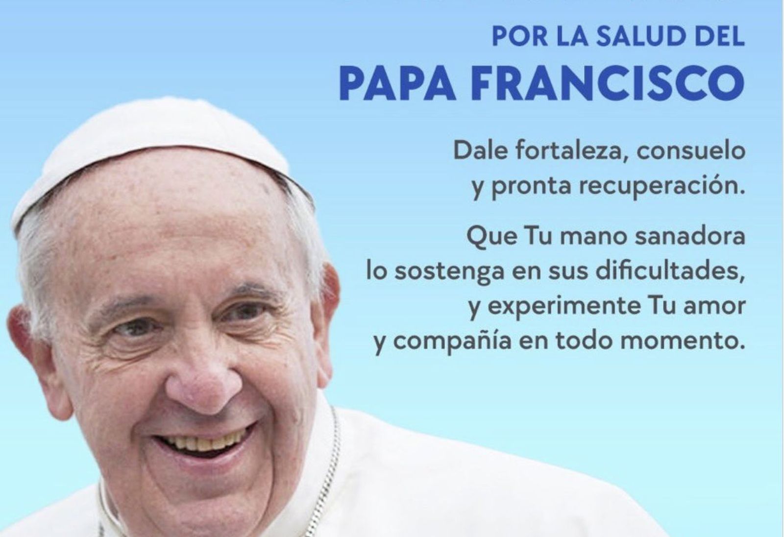 Oraciones por el Papa desde la Archidiócesis de Granada