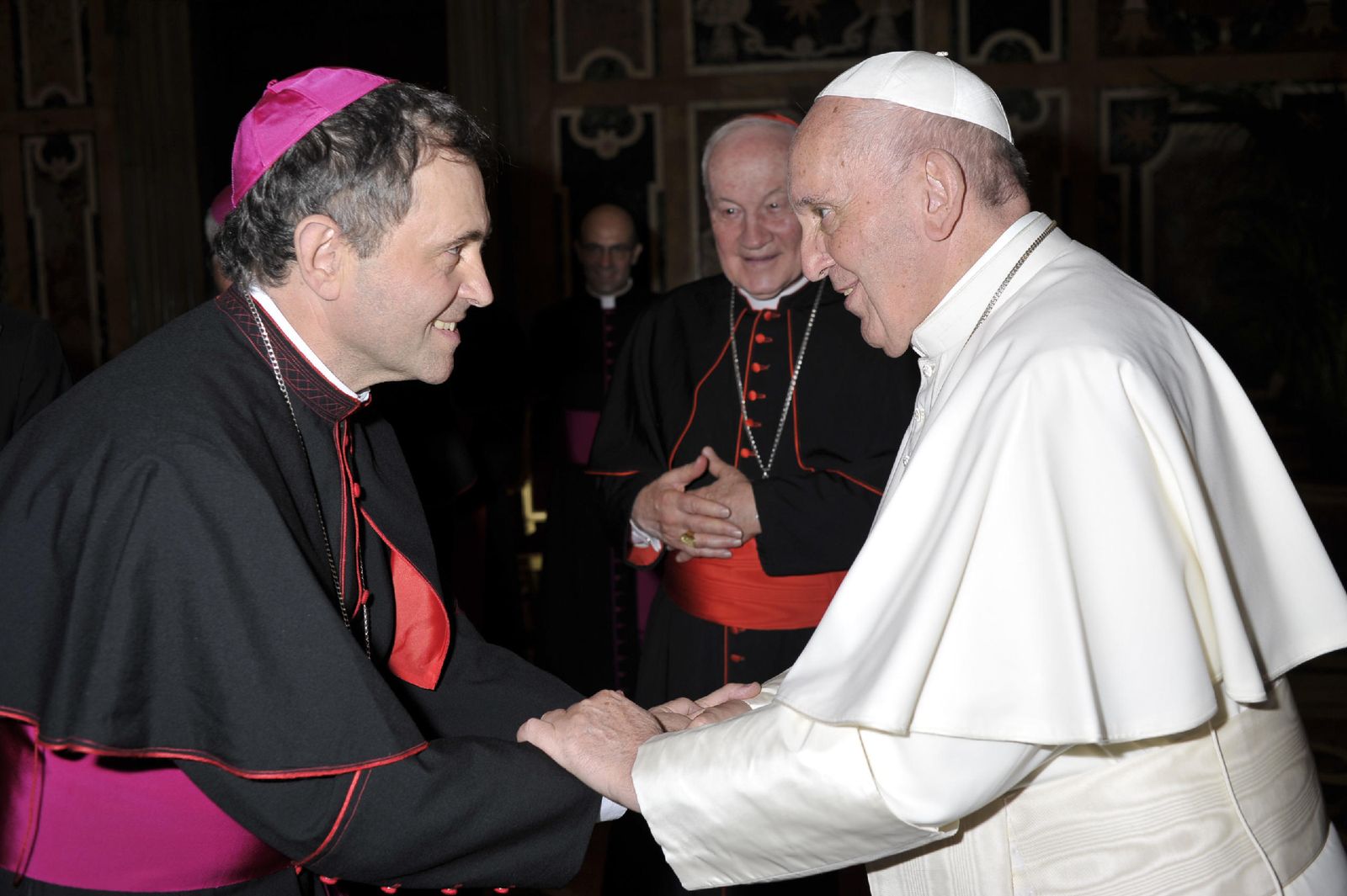 Joseba Segura, con el Papa Francisco